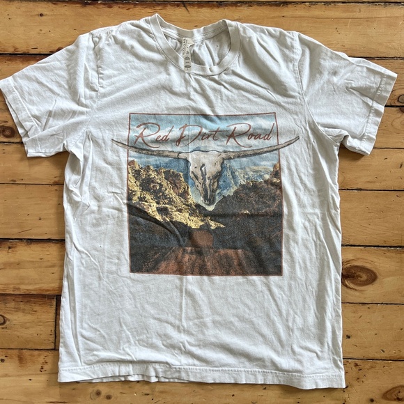 Bella Canvas Tops - Red Dirt Road Brooks & Dunn Graphic Tee